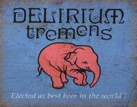 Delirium Tremen-Cartel De Cerveza Belga Cartel De Estajoor Placa ผนัง