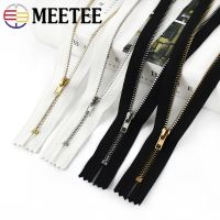 ♠❉♚ 10pcs 3 Metal Zippers 10-30cm Close End Black White Zipper for Bag Pants Purse Zipper Repair DIY Garment Sewing Accessories