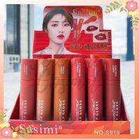 ⚡FLASH SALE⚡♡พร้อมส่ง NEW(ECER)SASIMI s919 MATTE LIPCREAM (24 packs in a box)