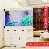 ☊⊙◘ fish tank screen shoe cabinet ecological no-change large living room home aquarium 1.2 meters