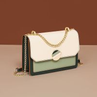 MOOQDAAX 2023 New Spring Summer Fashion Women New Small Square Shoulder Bag Simple Design Chain Upscale