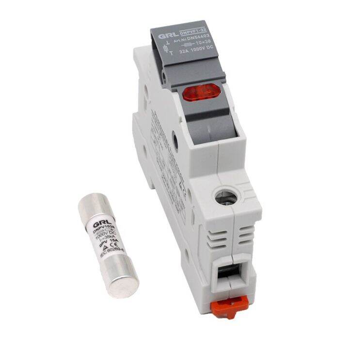 GRL Solar Fuse Holder PV 1000V With Indicator Light DC 10X38mm | Lazada PH