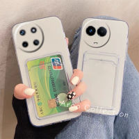 เคสโทรศัพท์ Realme11 4G Realme11 NFC เคส Phone Case Realme 11 5G เคสป้องกันเลนส์ใสนิ่มฝาปิดมีที่ใส่บัตร2023