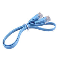 เครือข่ายสายต่ออีเธอร์เน็ตแบน8P8C CAT6 RJ45 1ชิ้นสาย Lan สายยาว0.5ม. สำหรับคอมพิวเตอร์