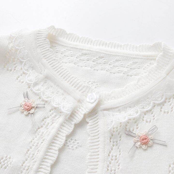 spring-and-autumn-newborn-infant-girl-knitted-shawl-one-button-thin-knitted-coat-lace-edge-cotton-sweater-knitted-sweater