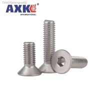 ► 10/50pc M2 M2.5 M3 M4 M5 M6 M8 304 A2 Stainless Steel GB70.3 Hexagon Hex Socket Head Flat Countersunk Allen Bolt Screw L 3-100mm