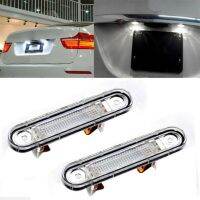 20212 Pcs Vehicle Car White LED License Plate Light Waterproof Fit for W124 W201202 Models Car Styling