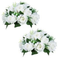 Artificial Flower Ball Arrangement BouquetPlastic Rose for Wedding Centerpiece Flower Rack for Party Valentines Day Home Décor