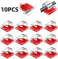 10pcs Cable Organizer Clips Cable Management Wire Manager Cord Holder USB Charging Data Line Bobbin Winder Wall Mounted Hook