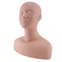 Professional Head Shoulder Exercise Bone Silicone Manikin For Makeup Extension Eyelash &amp; Massage Exercise