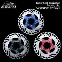 IIIPRO Mountain Bike Cooling Floating Disc Rotor 140/160/180/203mm Ultralight Six Nail Disc Brake Pad For MTB Road Bike