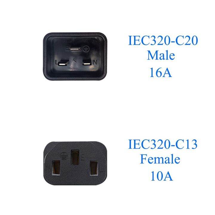 Limited Time Discounts Iec 320 C20 To C13 Adapter Converter Plug Pdu 