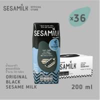 เซซามิลค์ น้ำนมงาดำ สูตรออรินอล 200ml x 36 กล่อง Sesamilk Original Black sesame milk 200ml x 36 boxes