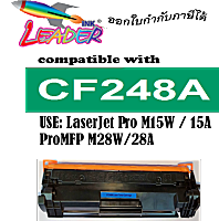 Leader Toner CF248A / 48A / 1,000 แผ่น / หมึกพิมพ์เลเซอร์เทียบเท่า / M15 / M15a / M15W / M28a / M28w / M29a / M29w / M31 /