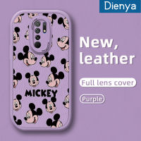 เคส Dienya สำหรับ Xiaomi Redmi 9 9C 9A,เคส M2 Xiaomi Poco การ์ตูนมิกกี้น่ารักเมาส์ดีไซน์ใหม่กันตกเคสโทรศัพท์ซิลิโคนหนาแบบหนาเคสป้องกันการกระแทกเคสสีขอบนิ่ม