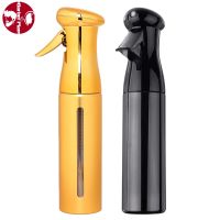 300ML Hairdresser Spray Bottle Portable Continuous Alcochol Empty Water Can Refillable High Pressure Atomizer Beauty Care Tools Travel Size Bottles Co