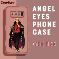 Case4you สำหรับ Samsung Samsung Galaxy Note8กล้องรูปการ์ตูนสุดเจ๋ง Note9นิ่ม Luffy เคสยางเลนส์เต็มกล้องปกป้องเคสกันกระแทก