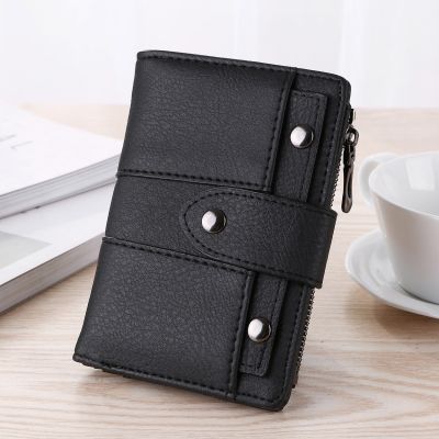 Fashion Women Wallets Leather Female Purse Hasp Solid Multi-Cards Holder Coin Short Wallets Slim Small Wallet Zipper Hasp