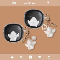 【Discount】 Retro angel &amp; bow for QCY HT03 Soft Earphone Case Cover