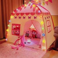 Children Tent Baby Princess Playhouse Super Large Room Crawling Indoor Outdoor Tent Castle Princess Living Game Ocean Balls