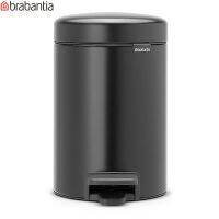 Brabantia ถังขยะสแตนเลส เท้าเหยียบ บราบันเทีย ขนาด 3ลิตร สีดำด้าน Pedal Bin new Icon 3L Matt Black