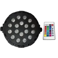 【❉HOT SALE❉】 gewanfu1881881 ไฟพาร์ Led ดีเจแสง Rgb แอลอีดีเปลี่ยนสีได้ไลท์ระยะของเครื่องตัดหมอกควบคุมระยะไกลไฟดิสโก้งานแต่งงานเคทีวีคลับ