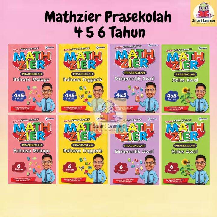 [SB] Mathzier Prasekolah 4 5 6 Tahun Buku Tadika Buku Latihan Matematik ...