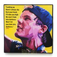 AVICII #1 อะวีชี Tim Bergling DJ ดีเจ EDM เพลง Music รูปภาพ​ติด​ผนัง​ pop art พร้อมกรอบและที่แขวน ของขวัญ​ ของแต่งบ้าน