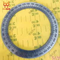 Stainless steel decorative plate Diameter:120mm inner hole:90mm thickness:1mm 360 degree Stainless steel dial scale disc