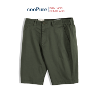 Quần short nam cooPure chất liệu kaki cao cấp
