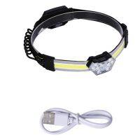 Head-Mounted Torch USB Headlight Electric Fishing Light Multi-Function Headlight LED Tail Lights