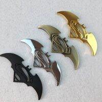 YINEOR 1x รถ Auto Motor Metal Batman Superman Emblem Badge Sticker เหมาะกับรถทุกรุ่น