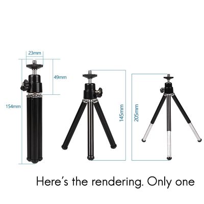 ”【；【-= Lightweight Mini Portable Tripod Adjustable Mini Tripod Aluminum Alloy For  Camera Projector Black