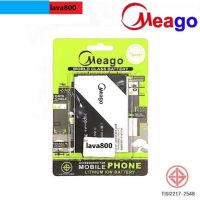 Meago แบตเตอรี่  Lava 800  ความจุ 1700 mAh สินค้ามาตรฐาน มอก. รับประกัน 3 เดือน ของแท้ 100%