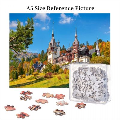 Castle Peles, Romania Wooden Jigsaw Puzzle 500 Pieces Educational Toy Painting Art Decor Decompression toys 500pcs