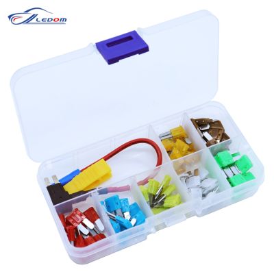 【DT】hot！ 70Pcs 5/7.5/10/15/20/25/30A Mirco2 Fuses ATR Size Car Fuse Assortment Set with Truck for Ford/Fox/Mondeo/JEEP