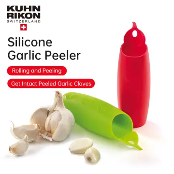 Useful Silicone Garlic Press Easy Roller Peeling Tube Silicone Garlic Press  Peeler - China Peeler and Garlic Press Peeler price