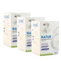 Natur Disposable Breast Pads เนเจอร์ แผ่นซับน้ำนม 50 ชิ้น (3 ชุด)