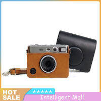 กระเป๋ากล้องใช้ได้กับ Instax Mini Evo หนัง Pu สไตล์เรโทรกระเป๋ากล้องถ่ายรูปดิจิทัลพร้อม Tali Bahu