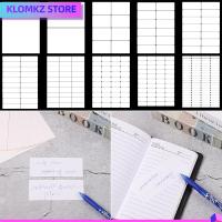 KLOMKZ 5 sheets เลเซอร์ปริ้นเตอร์ A4 แยก เครื่องเขียน ป้ายบรรจุภัณฑ์ กาวติดด้วยตนเอง สติ๊กเกอร์ขาว แท็ก