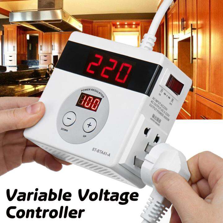 220V 4000W Variable Voltage Controller For Fan Speed Motor Control Thermostats Lazada PH