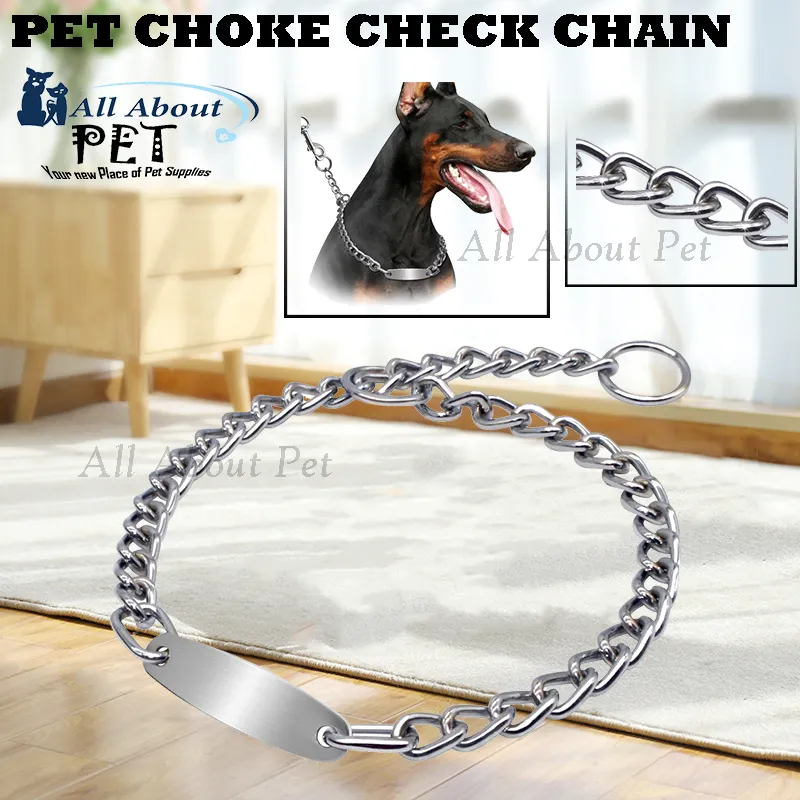 what is a dog check chain