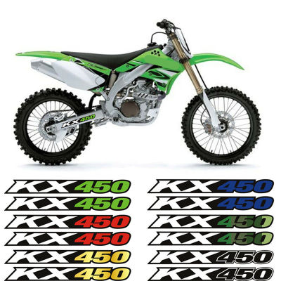 สวิงอาร์มรูปลอกสติกเกอร์สะท้อนแสงอุปกรณ์เสริมรถจักรยานยนต์สำหรับคาวาซากิ KX KX450 KX450X KX450SR KX450F