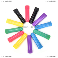 mishun318862 10pcs น้ำมันหอมระเหยเปล่าท่อจมูกสูดดม, Muti สีเปล่าภาชนะจมูก