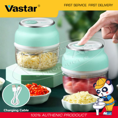 Vastar Mini เครื่องหั่นอาหารไฟฟ้าเครื่องปั่น Multi-Function 150Ml/230Ml สำหรับกระเทียมเนื้อสัตว์ผักผลไม้ถั่วหัวหอมเด็กนมอาหาร Shake Mincer Mixer