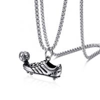 Wukaka Punk football shoe Pendant Necklace Chain for Boy Hip hop Pendants mens necklace Man Jewelry