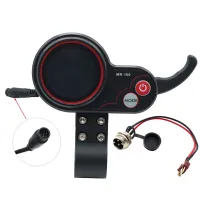 MR-100 LCD Display Meter Dashboard 6Pin+T-Type Cable for KUGOO M4 Electric Scooter Eplacement Parts