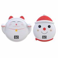 Rechargeable Hand Warmer 2000mAh Electric Portable Pocket Heater Cartoon Cat Snowman Shape Rechargeable Pocket Warmer Winter Essentials for Men Women reliable