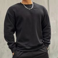 （Ready Stock）? Autumn And Winter Mens Sports Leisure Muscle Running Gym Exercise Loose And Warm Long Sleeve Double-Sided Polar Brushed Hoody YY