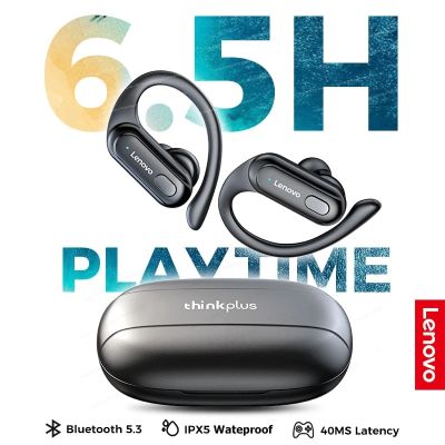 Lenovo หูฟังบลูทูธ5.3 XT60 True Wireless หูฟังลดเสียงรบกวนกีฬาหูฟังพร้อมไมโครโฟนสัมผัสเฮดเซ็ตกันน้ำ TWS